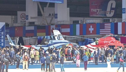 【图片新闻】 第七届中国天津国际直升机博览会开幕