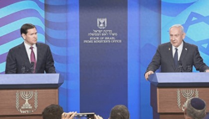 美国务卿与以总理会谈后举行新闻发布会，称必须“消灭”哈马斯