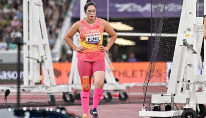 （田径世锦赛）女子铁饼决赛：冯彬获第七