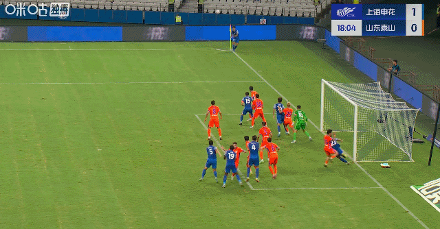 主场3比3战平山东泰山,申花中超争冠关键战又掉链子