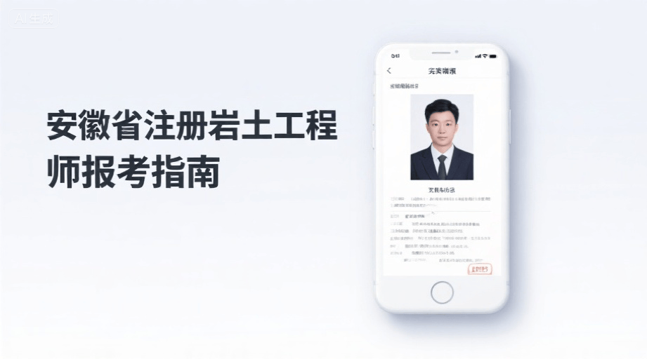 2025安徽省注册岩土考试报名攻略：照片上传一次过！