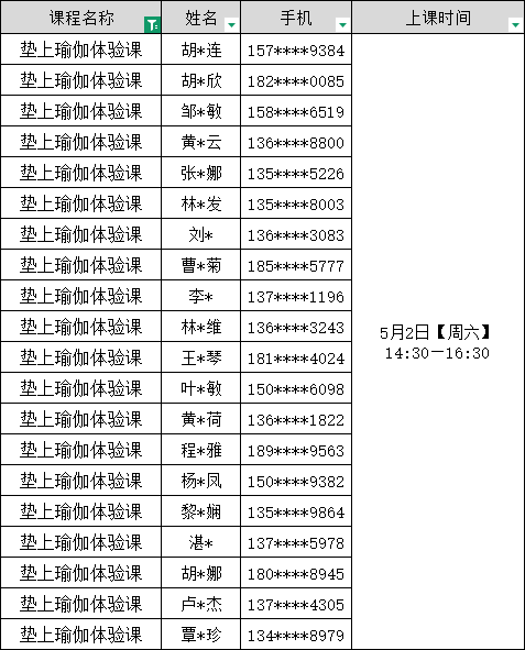 中签名单丨2026年“五一”国际劳动节体验课中签名单已出，点击查询→